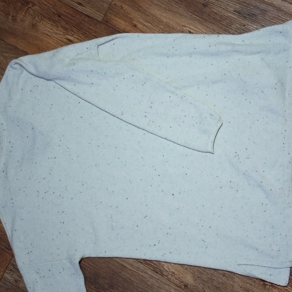 Women's V-Neck purejill Sweater Cotton Blend Casual Size Large - Cream - Picture 4 of 4